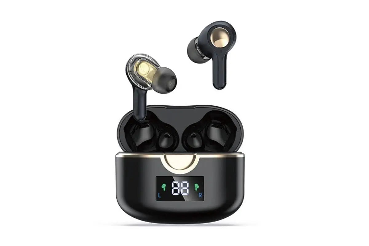 Wireless Earbuds Bluetooth Headphones Wireless Charging Case LED Display Over Ear Buds Mini Wireless Earbuds for Sports Workout Wholesale Hub