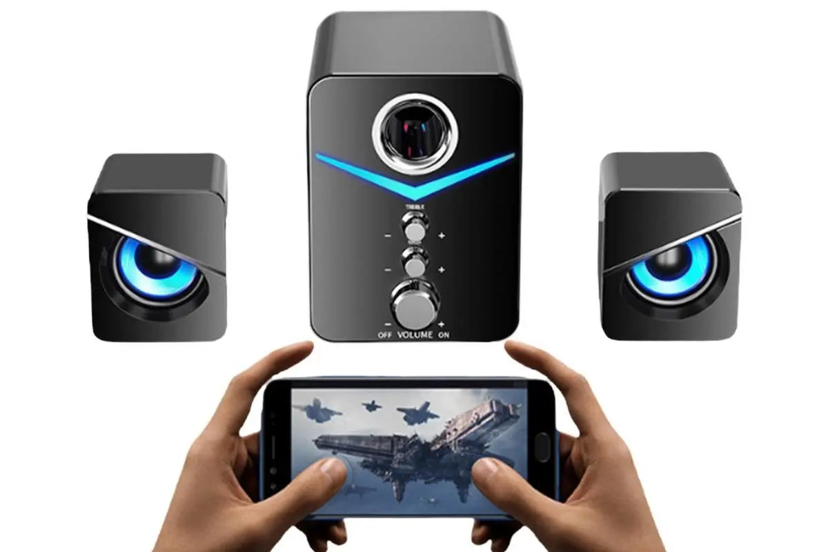 Audio Desktop Wired Desktop Laptop Speaker Bluetooth Speakers LED Surround Sound System Wholesale Hub