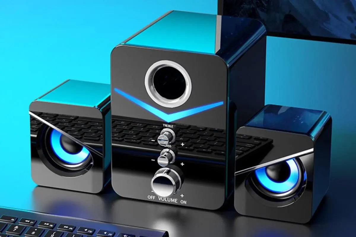 Audio Desktop Wired Desktop Laptop Speaker Bluetooth Speakers LED Surround Sound System Wholesale Hub