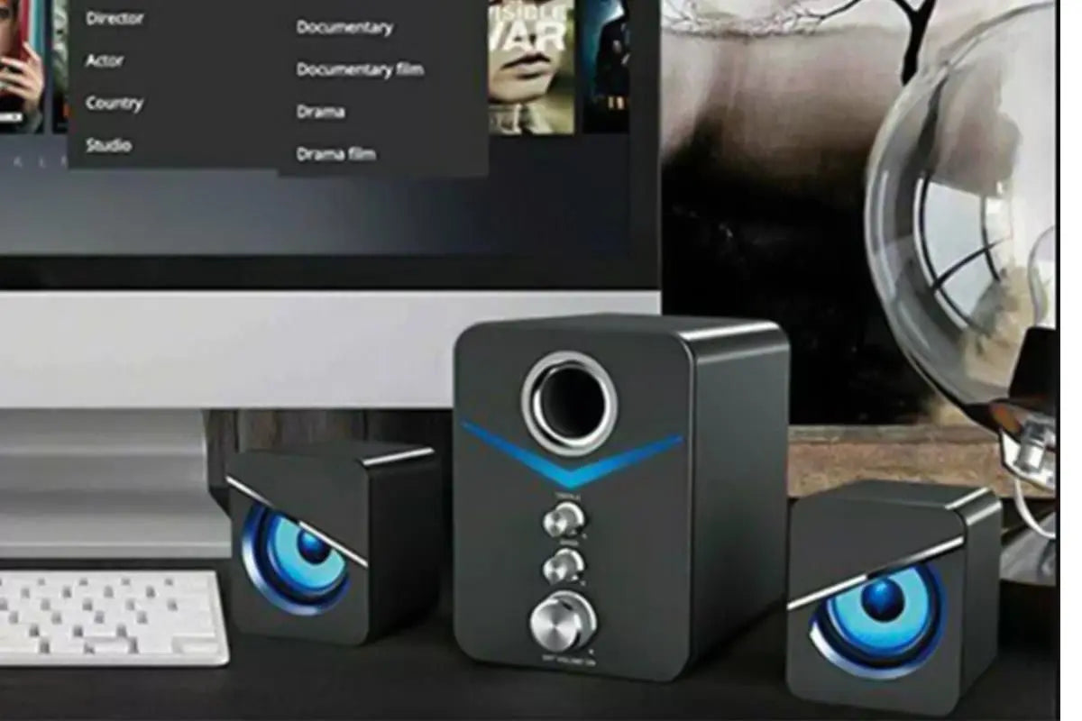 Audio Desktop Wired Desktop Laptop Speaker Bluetooth Speakers LED Surround Sound System Wholesale Hub