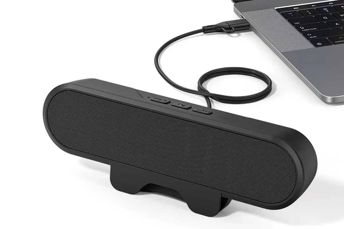 USB Clip On Speaker 10W High Power Portable Soundbar Wholesale Hub