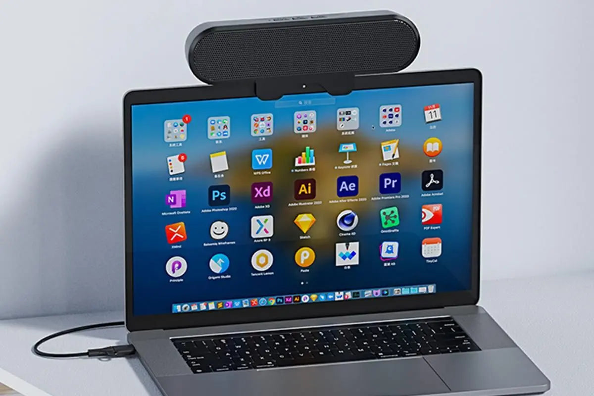 USB Clip On Speaker 10W High Power Portable Soundbar Wholesale Hub
