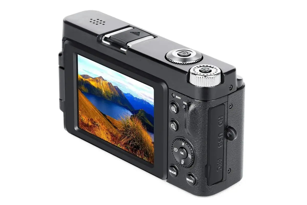 4K Digital Camera for Outdoor Photography With 32GB TF Card 180 Degree Flip Screen 16X Zoom 48MP Autofocus Wholesale Hub
