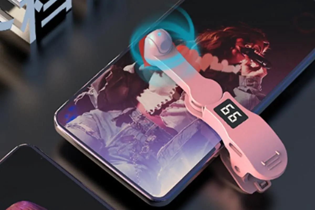 Smart Digital USB Clip on Auto Clicker for Mobile Phone Screen Live Likes - Pink Wholesale Hub
