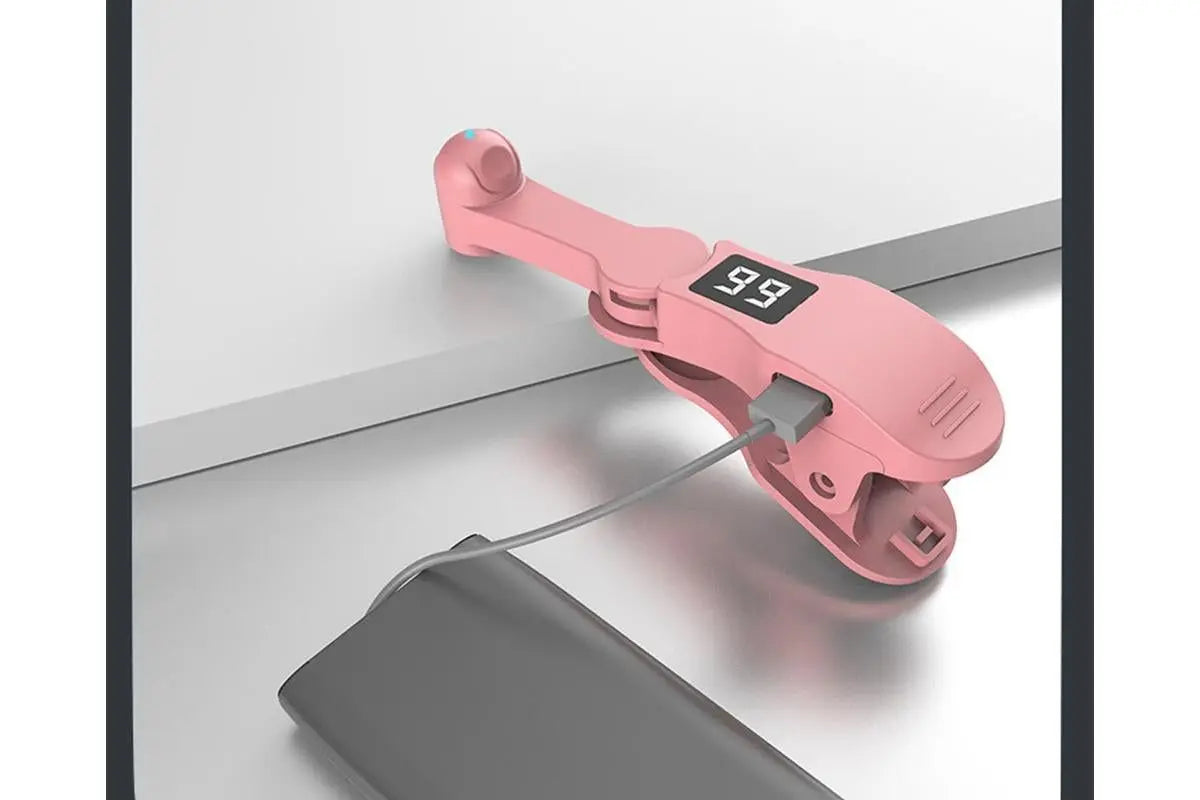 Smart Digital USB Clip on Auto Clicker for Mobile Phone Screen Live Likes - Pink Wholesale Hub