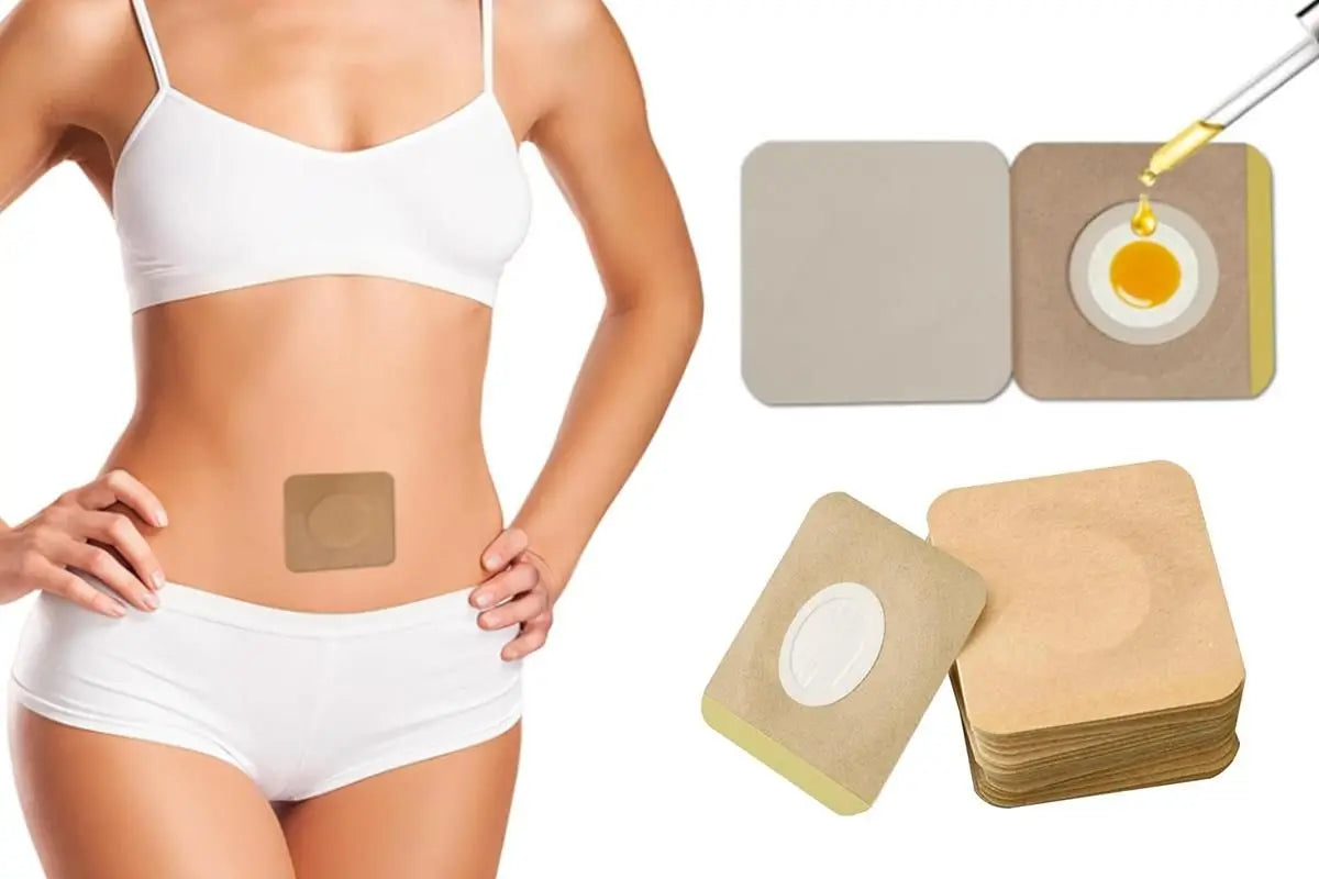 100PCS Disposable Castor Oil Patches Self-Adhesive Castor Oil Pack Belly Wrap for Waist Back Neck Arm Wholesale Hub
