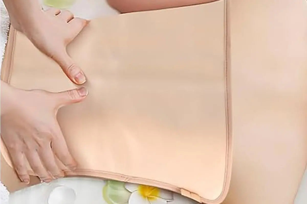 9Pcs Castor Oil Pack Kit Compress Reusable Wrap Belt Inflammation Toxin Remover Set -Nude Wholesale Hub