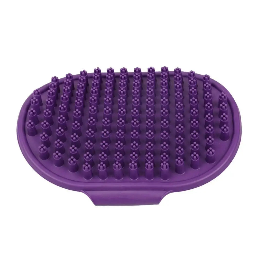 2PCS Pet Grooming Tools Double-Sided Brush for Shedding and Bathing for Short/Long Haired Dogs Cats Purple Wholesale Hub