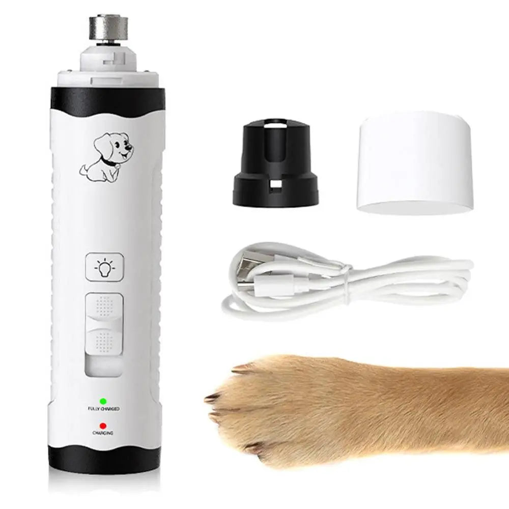 Electric Dog Nail Grinder - M3 Rechargeable Pet Nail Trimmer Grooming Tool Wholesale Hub