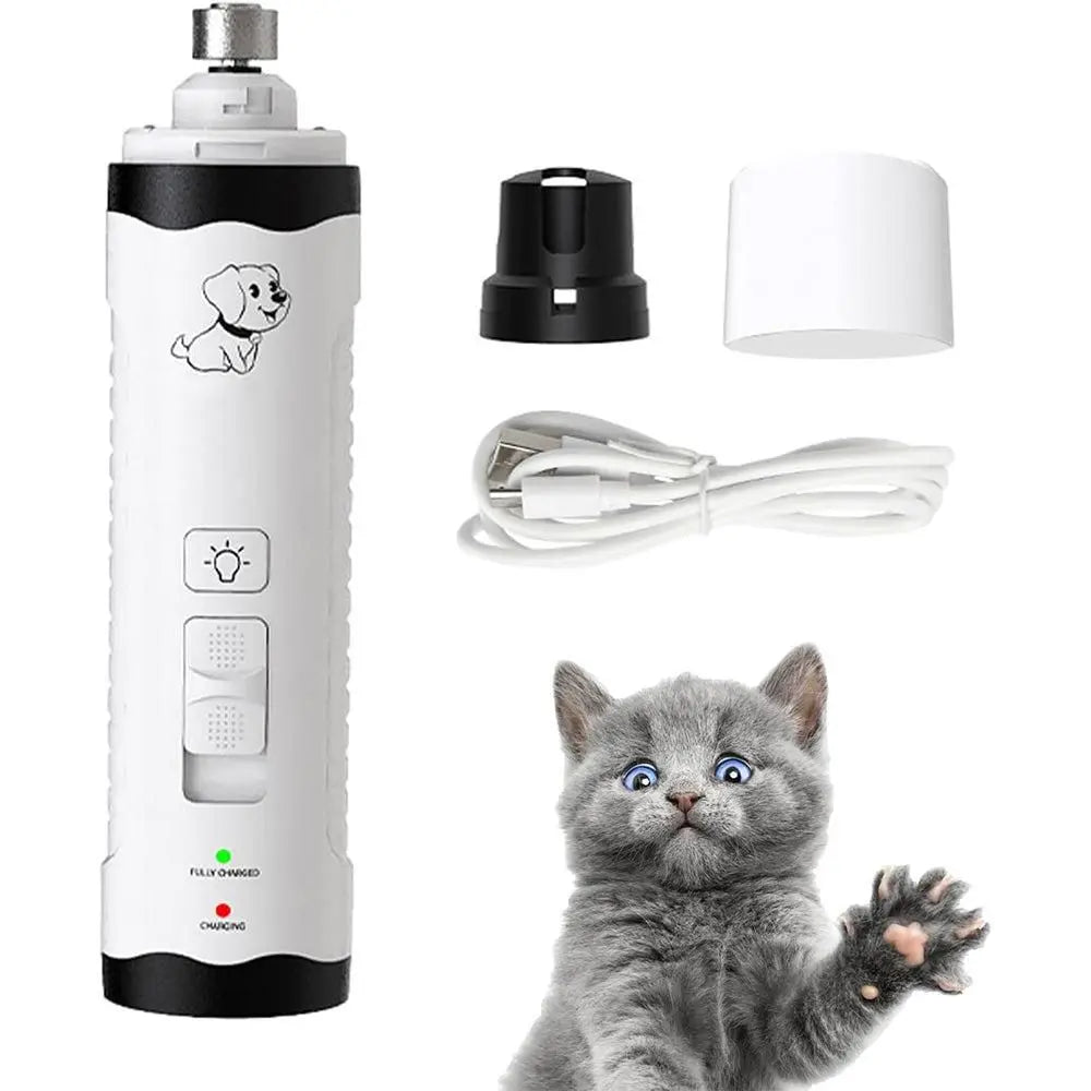 Electric Dog Nail Grinder - M3 Rechargeable Pet Nail Trimmer Grooming Tool Wholesale Hub