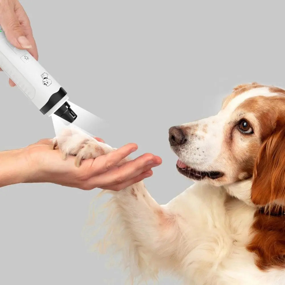 Electric Dog Nail Grinder - M3 Rechargeable Pet Nail Trimmer Grooming Tool Wholesale Hub