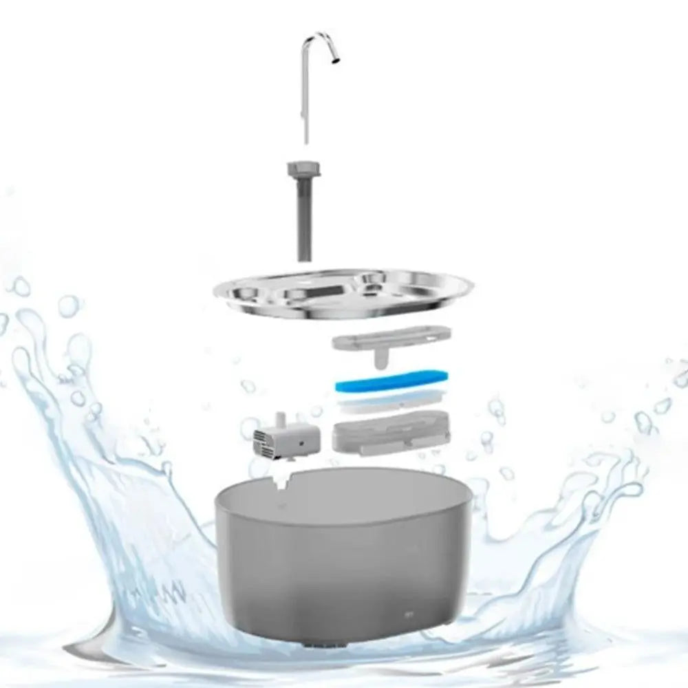 3.2L Pet Automatic Water Fountain Dog Cat Auto Water Dispenser Wholesale Hub
