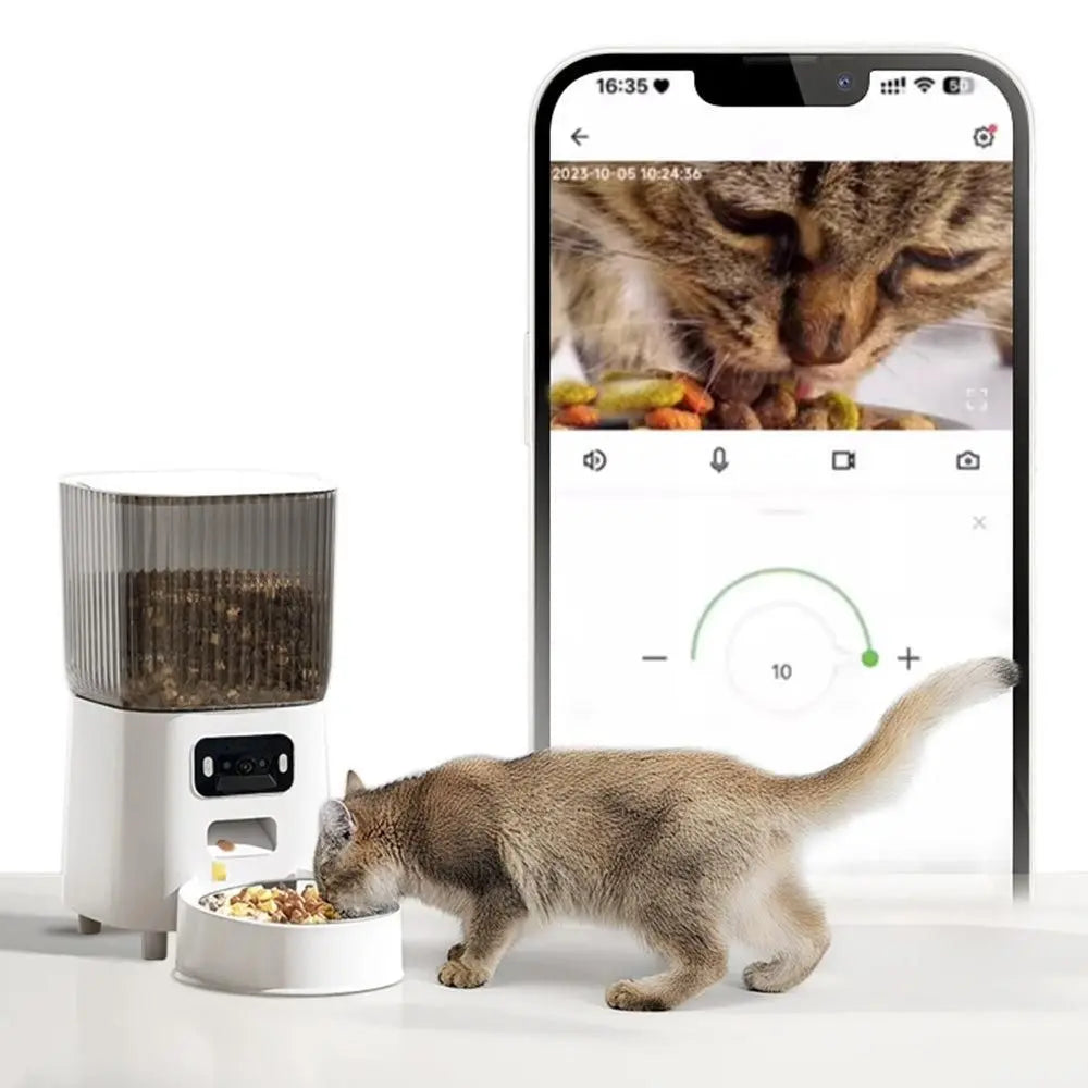 5L Smart Pet Feeder with Camera & Dual-Band WiFi - Automatic Dispenser Wholesale Hub