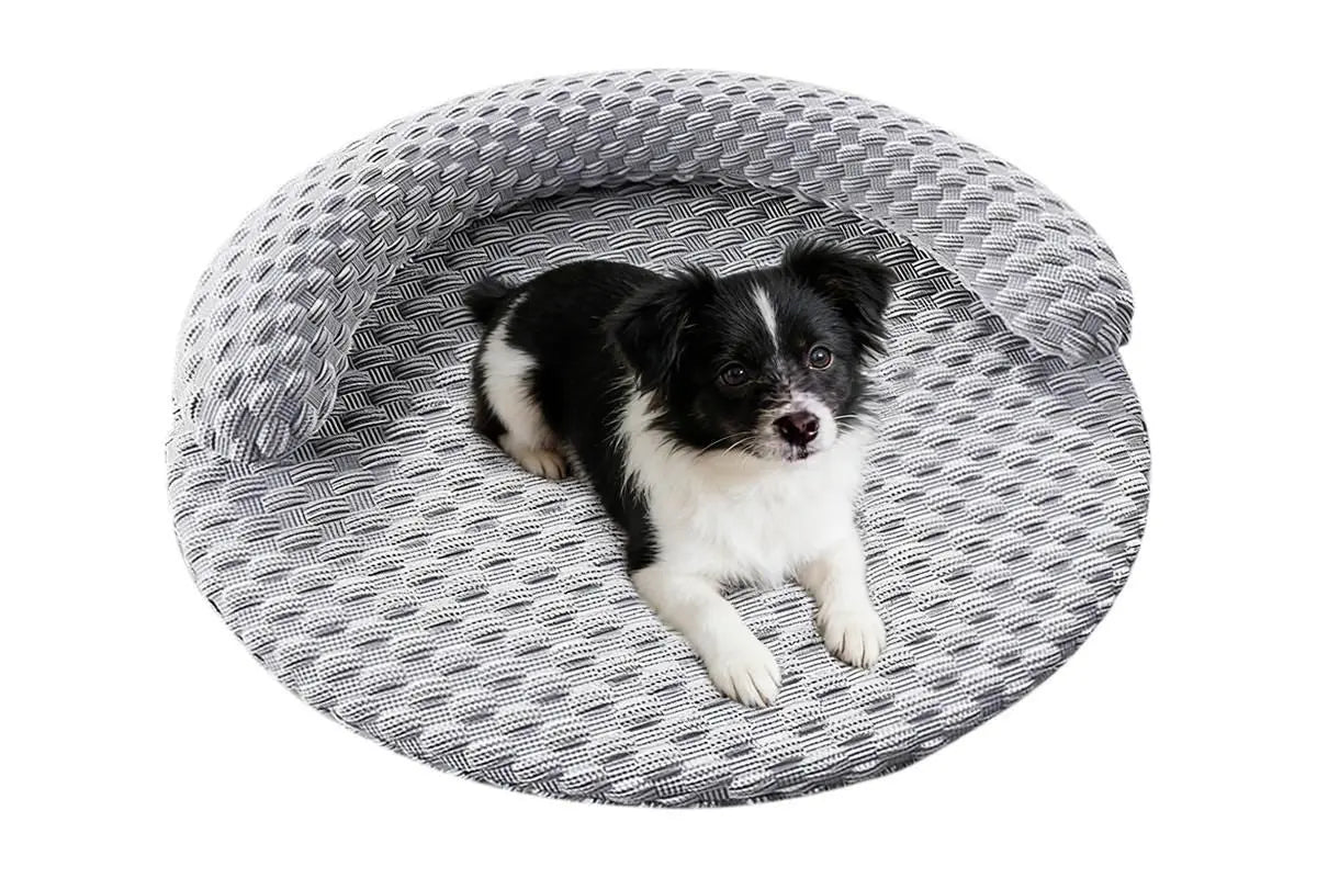 Washable Cooling Pet Bed with Removable Cover for Dogs & Cats - Dark Gray - XL Wholesale Hub