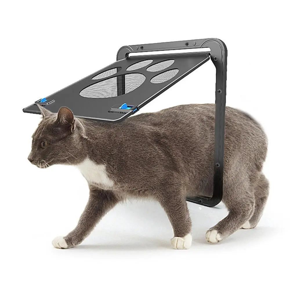 Lockable Pet Flap Screen Door Inside Door for Puppy Dog and Cat House Wholesale Hub