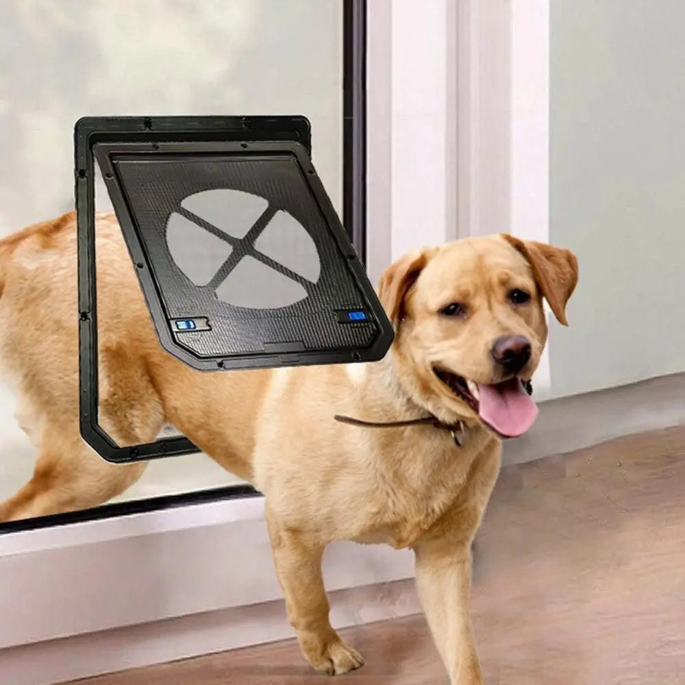 Lockable Pet Flap Screen Door Inside Door for Puppy Dog and Cat House Wholesale Hub