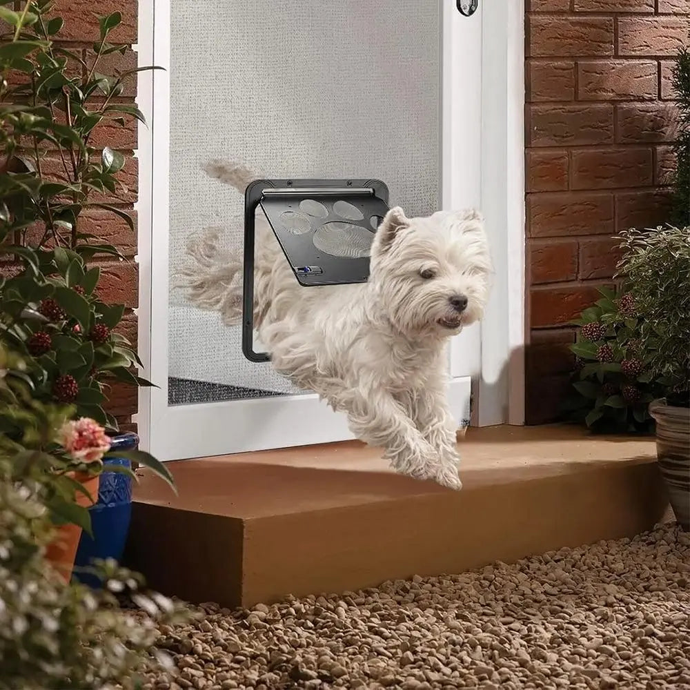 Lockable Pet Flap Screen Door Inside Door for Puppy Dog and Cat House Wholesale Hub