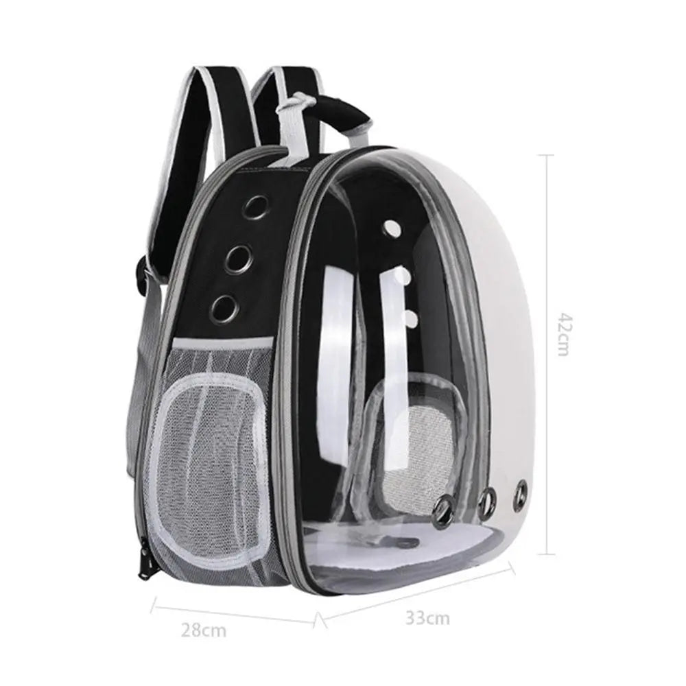 Expandable Travel Cat Backpack Carrier Polarized Tinted Bubble Window Pet Backpack Grey Wholesale Hub