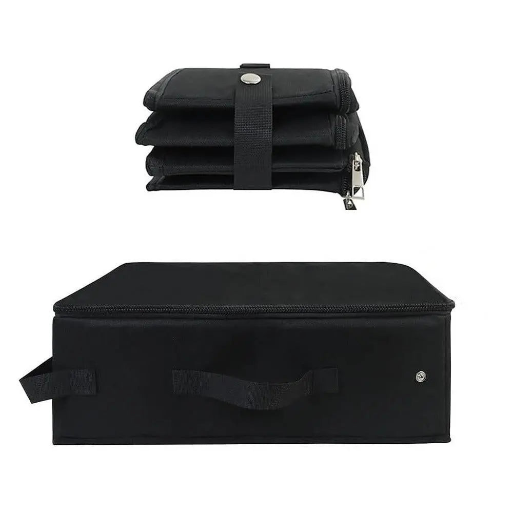 Portable Foldable Cat Travel Litter Box - Waterproof & Easy to Clean Black Wholesale Hub