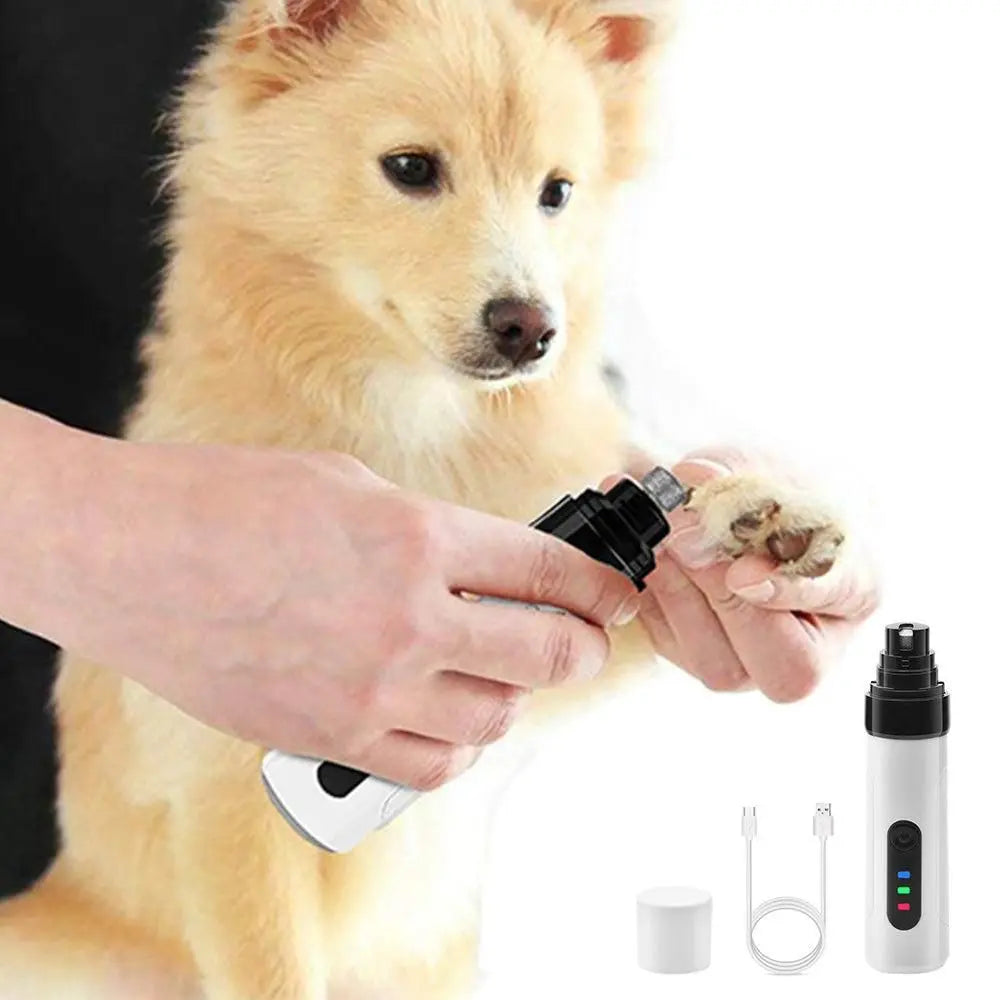 2-Mode Silent Pet Grooming Nail Grinder Rechargeable Dog Nail Trimmer Wholesale Hub