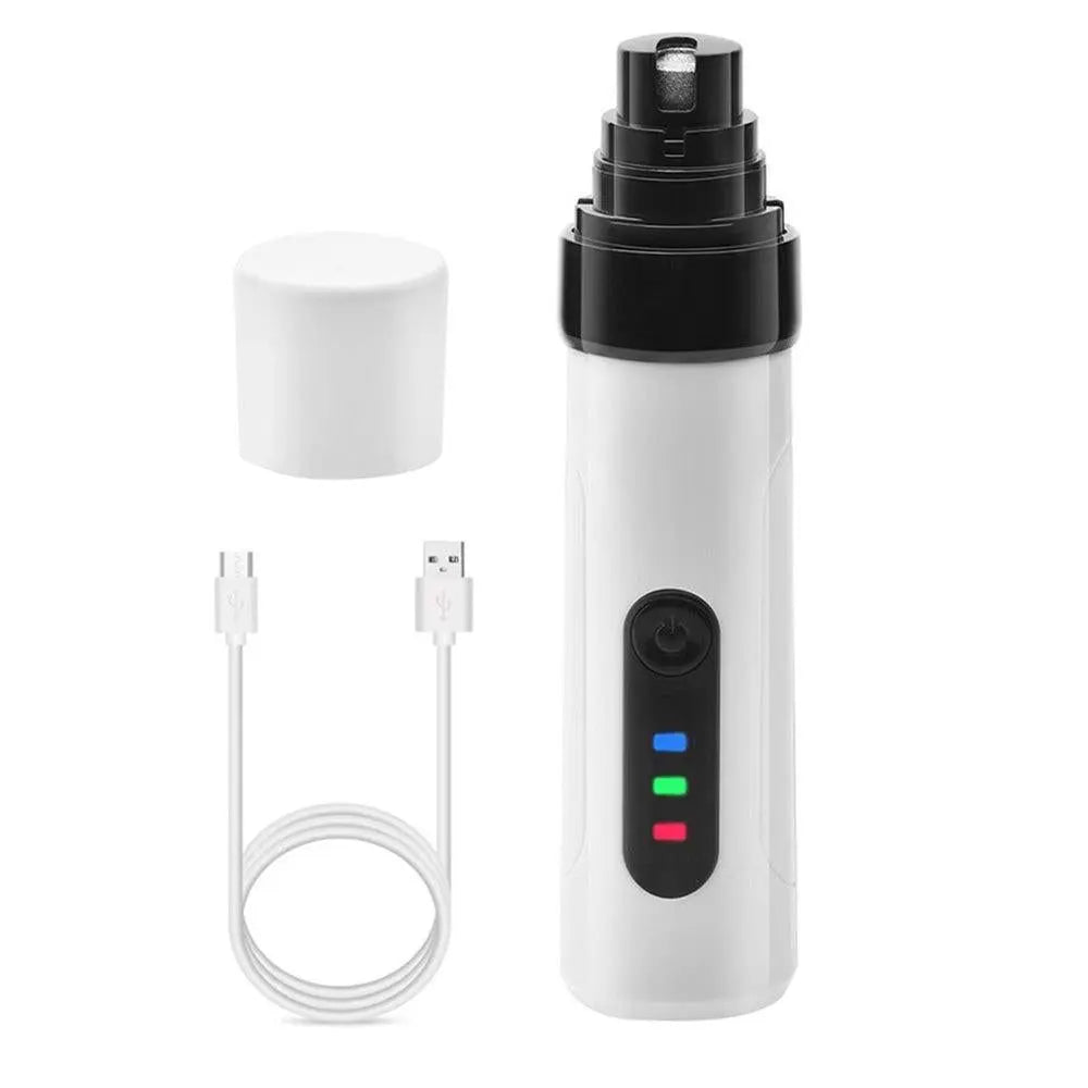 2-Mode Silent Pet Grooming Nail Grinder Rechargeable Dog Nail Trimmer Wholesale Hub