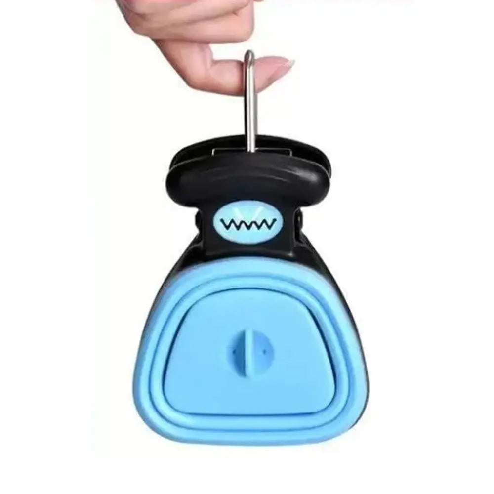 Handheld Foldable Pet Pooper Scooper - Easy Poop Pickup and Cleaner Blue Wholesale Hub