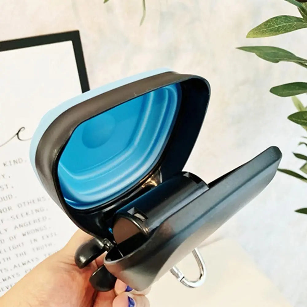 Handheld Foldable Pet Pooper Scooper - Easy Poop Pickup and Cleaner Blue Wholesale Hub