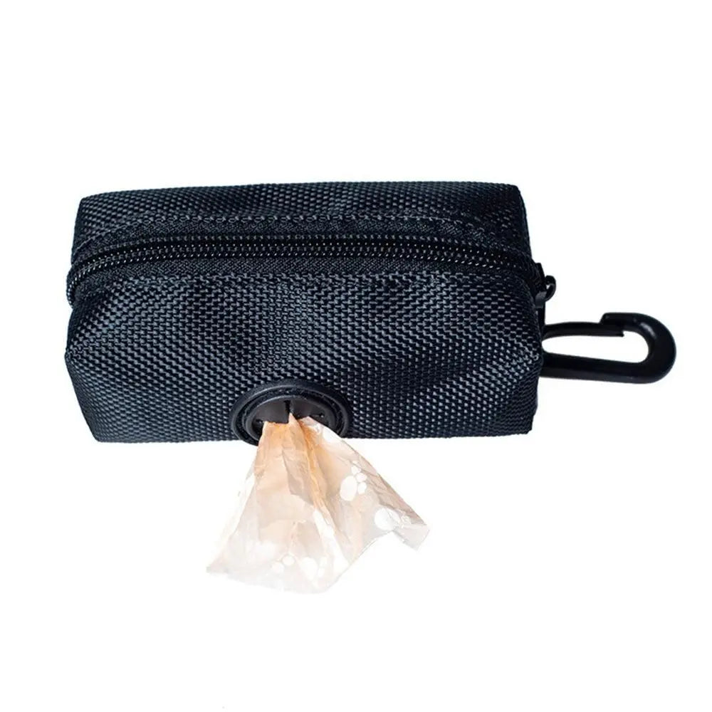 Dog Poop Bag Dispenser Pet Waste Bag Holder for Puppy Walking Cleanup Black Wholesale Hub