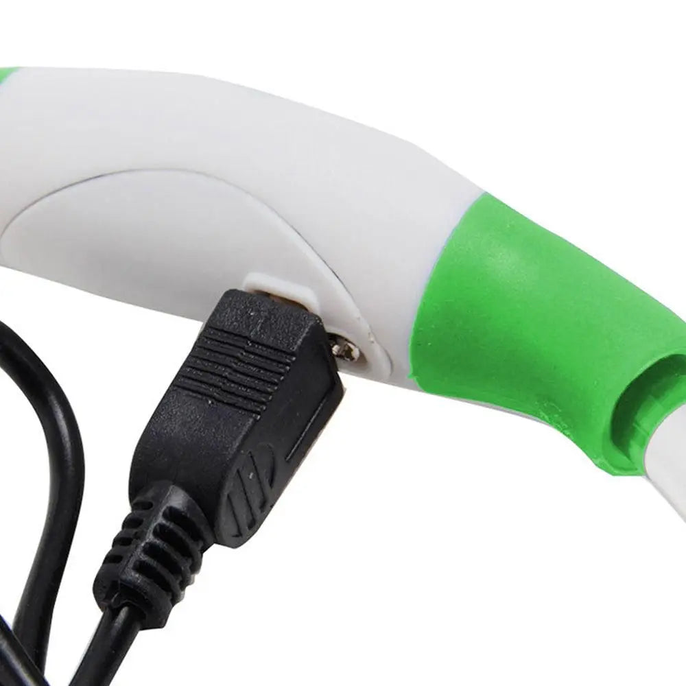 Light-Up Pet Dog Collars USB Rechargeable Pet Collar Adjustable Size Pet Collar Green - M Wholesale Hub