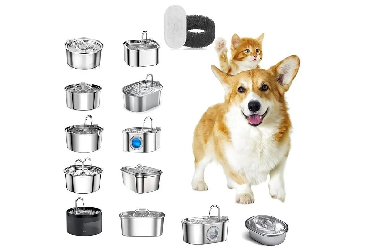 12 Sets Carbon Filters Water Fountain Replacement for Pet Dog Cat Water Drinking Wholesale Hub