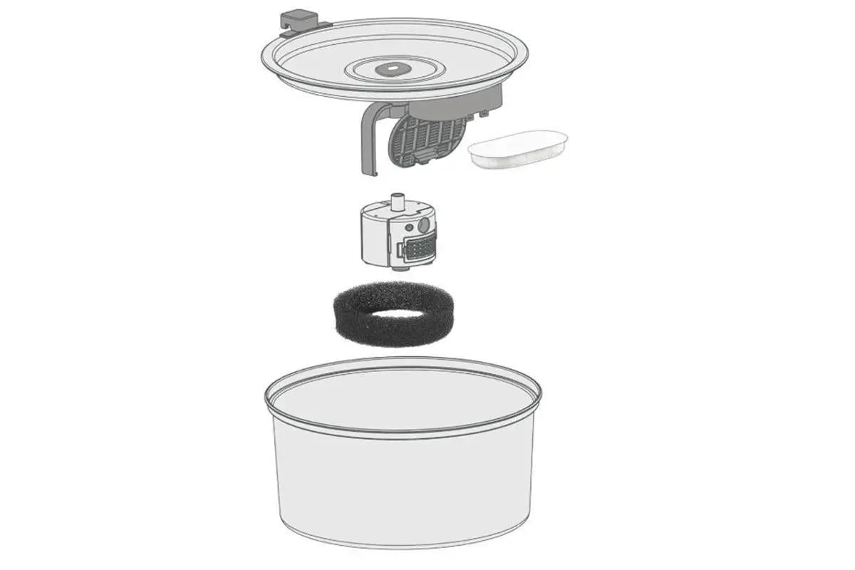 12 Sets Carbon Filters Water Fountain Replacement for Pet Dog Cat Water Drinking Wholesale Hub
