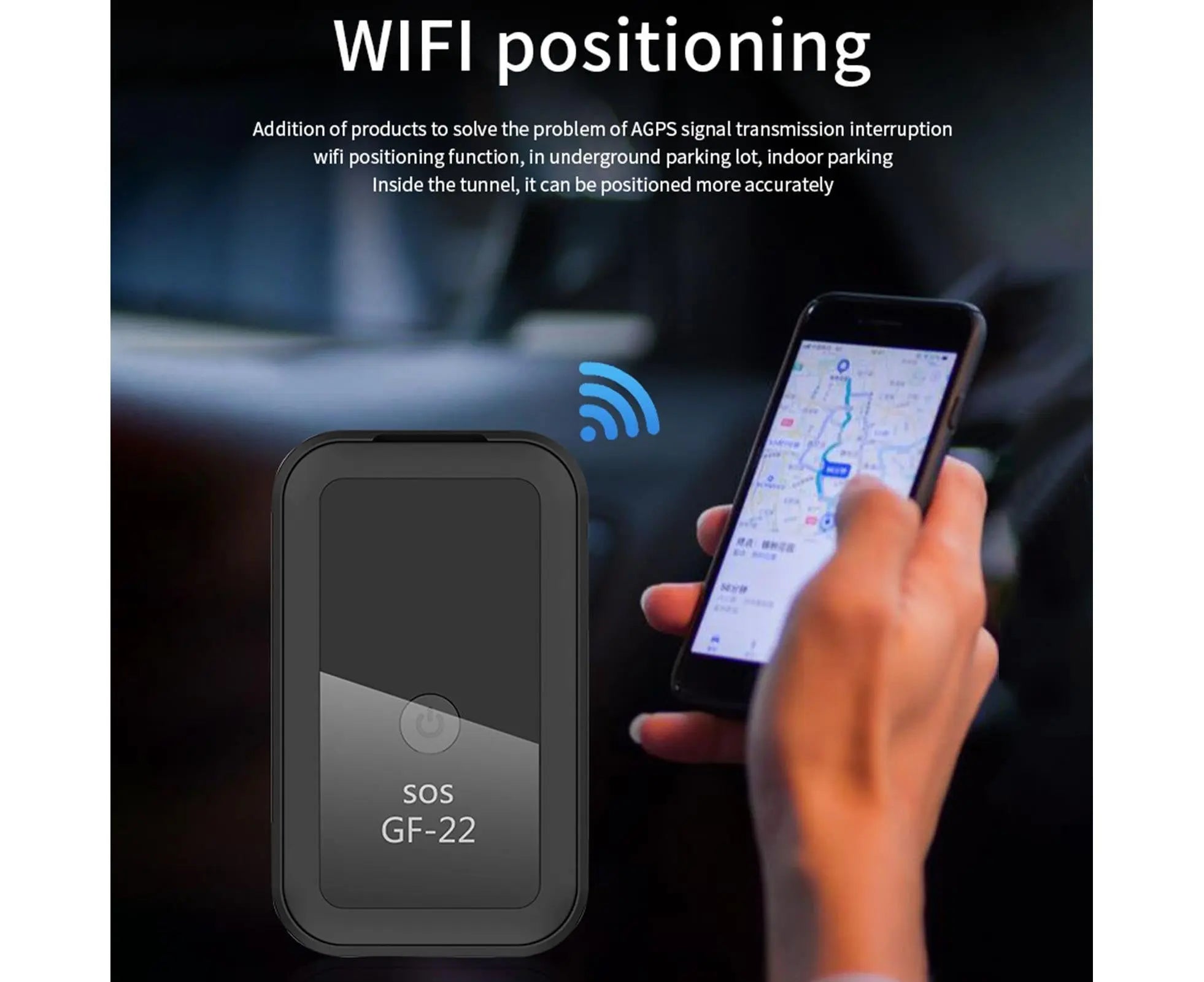 GF-22 Locate Locator Wireless Intelligent Precise Positioning Car Motorcycle Anti-theft Tracker Wholesale Hub