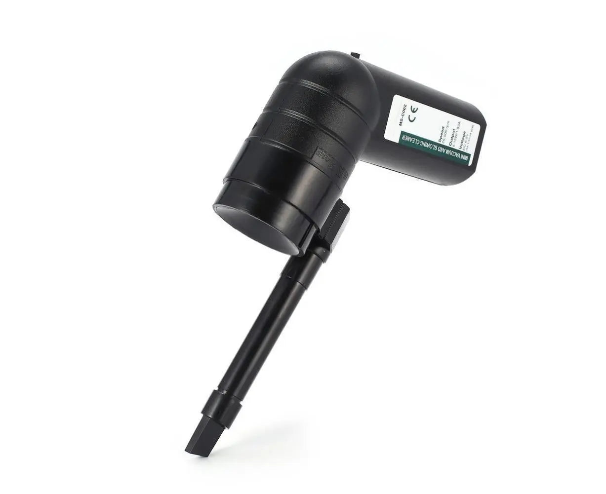 25000rpm Mini Blower Vacuum Cleaner Cleaning Tool for PC Keyboard Laptop Printer - Black Wholesale Hub