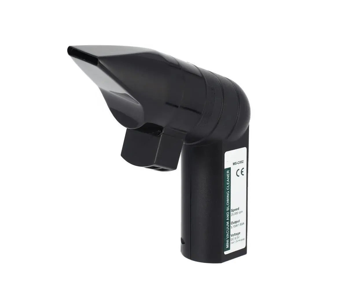 25000rpm Mini Blower Vacuum Cleaner Cleaning Tool for PC Keyboard Laptop Printer - Black Wholesale Hub