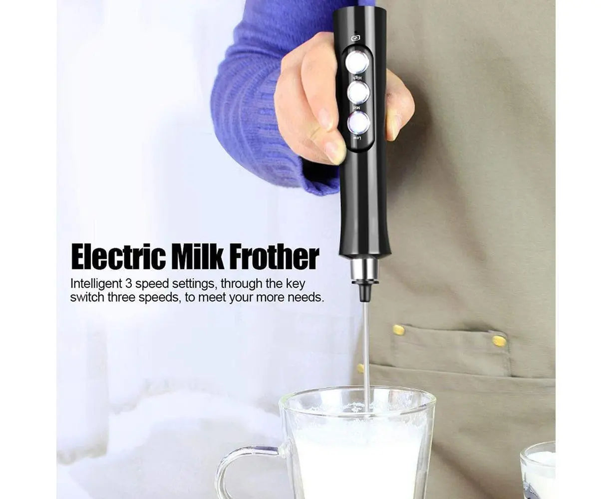 Milk Frother - Handheld Electric - USB Rechargeable Wholesale Hub