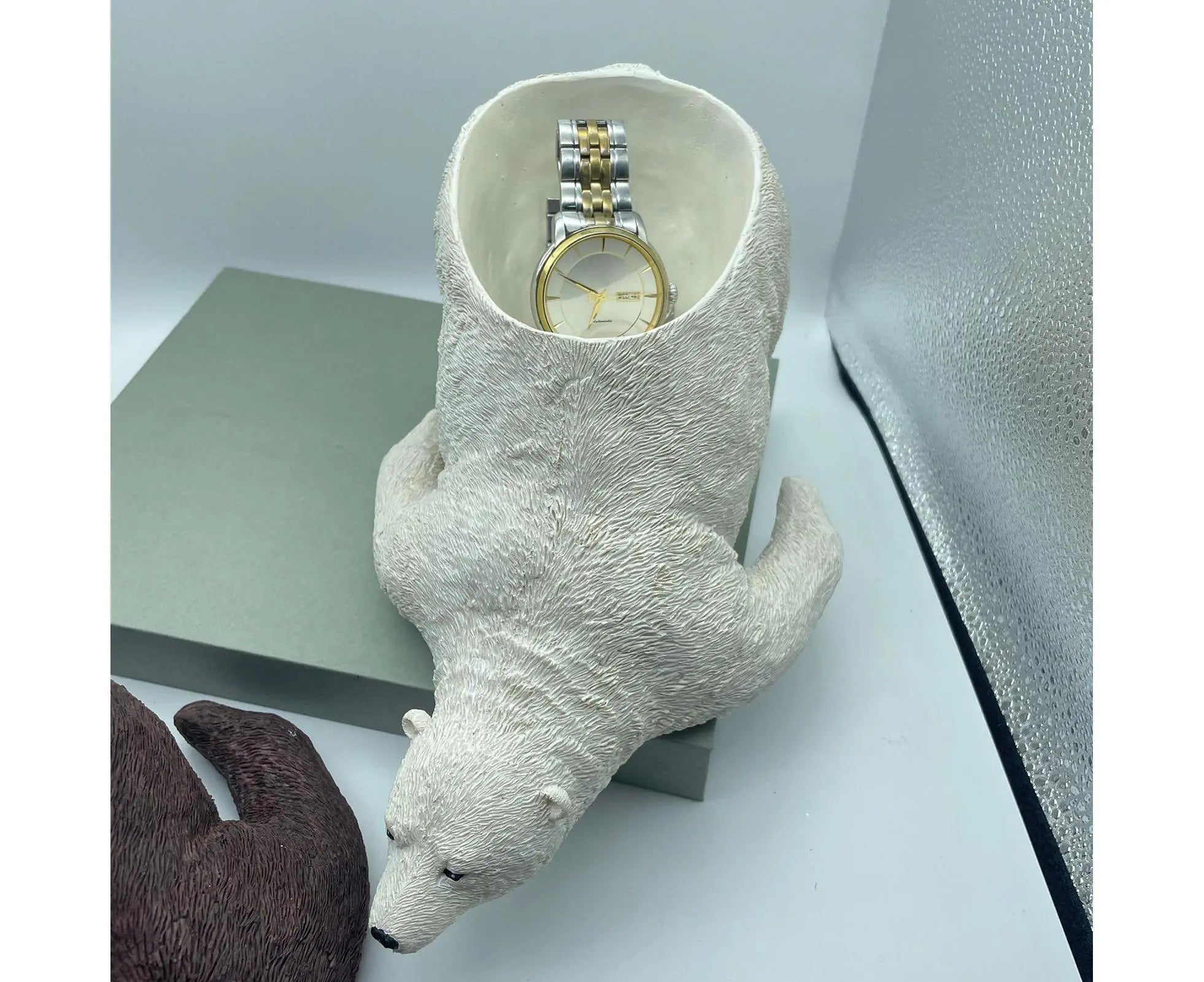 Polar Bear Craft Decorative Entrance Holder - White Wholesale Hub