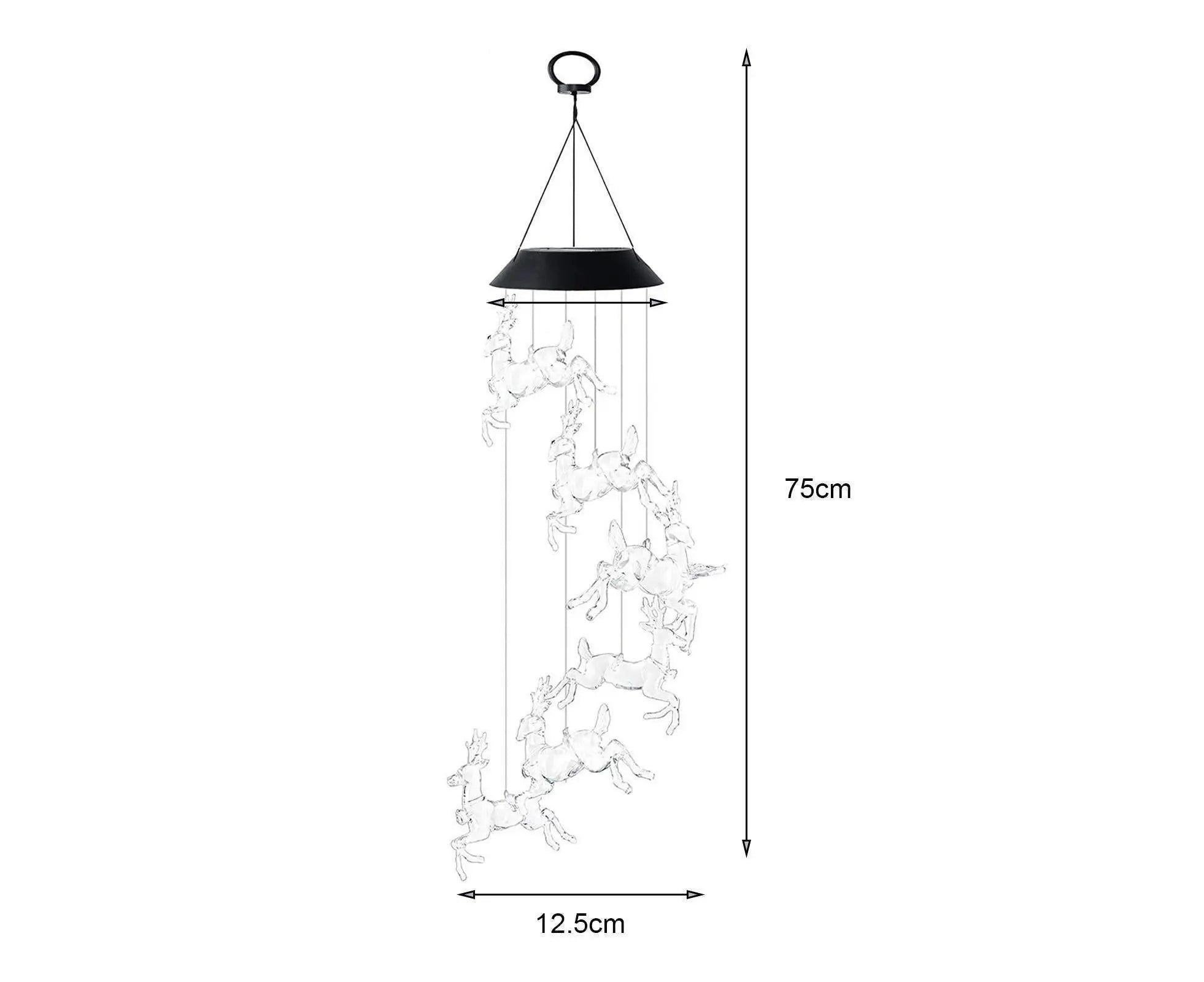 Solar Halloween Wind Chime Light - Elk Wholesale Hub