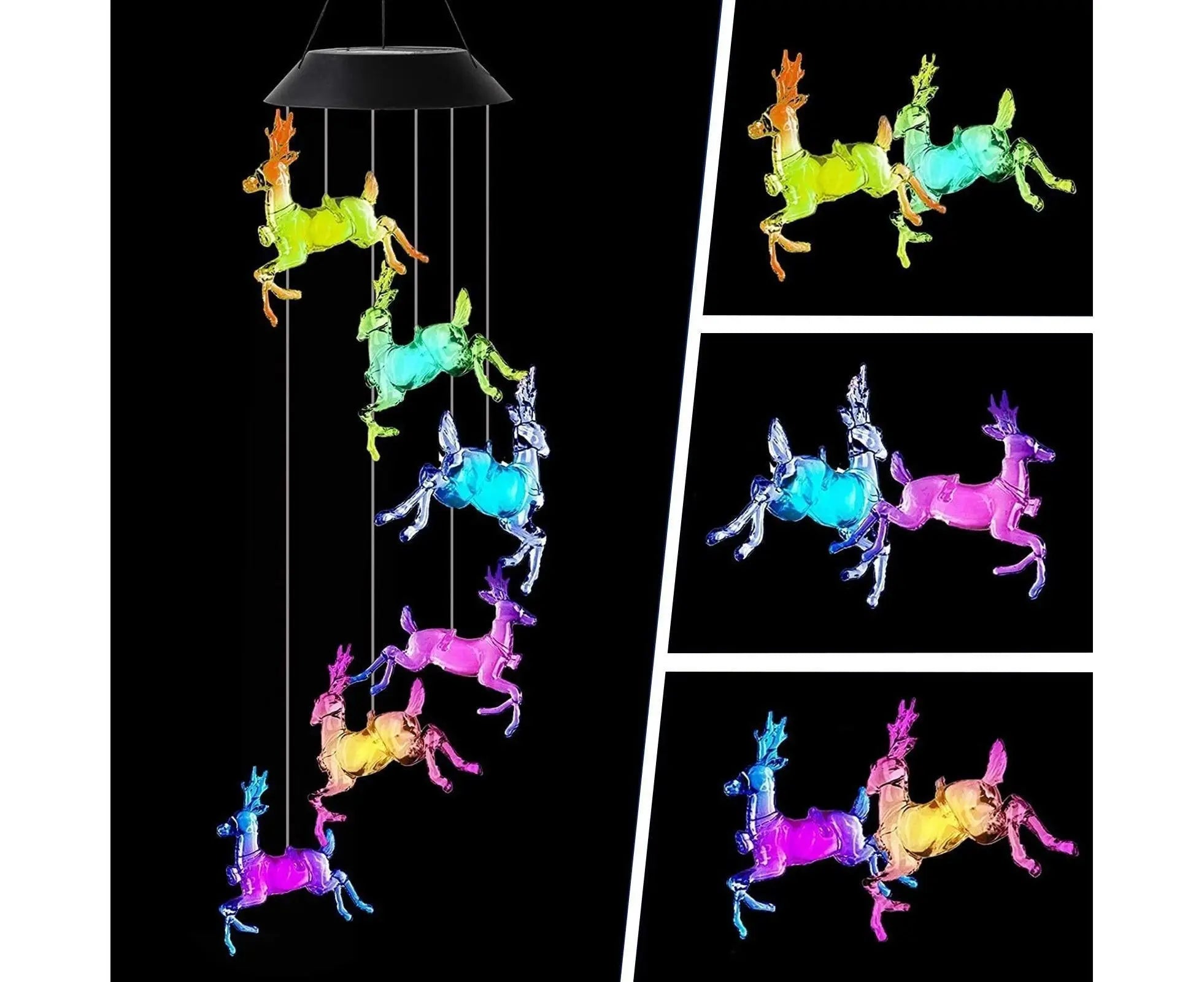 Solar Halloween Wind Chime Light - Elk Wholesale Hub