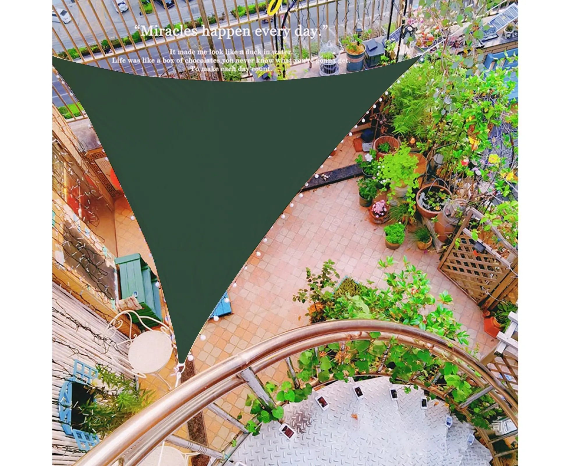 Shade Sail Triangle Heavy Duty - Atrovirens Wholesale Hub