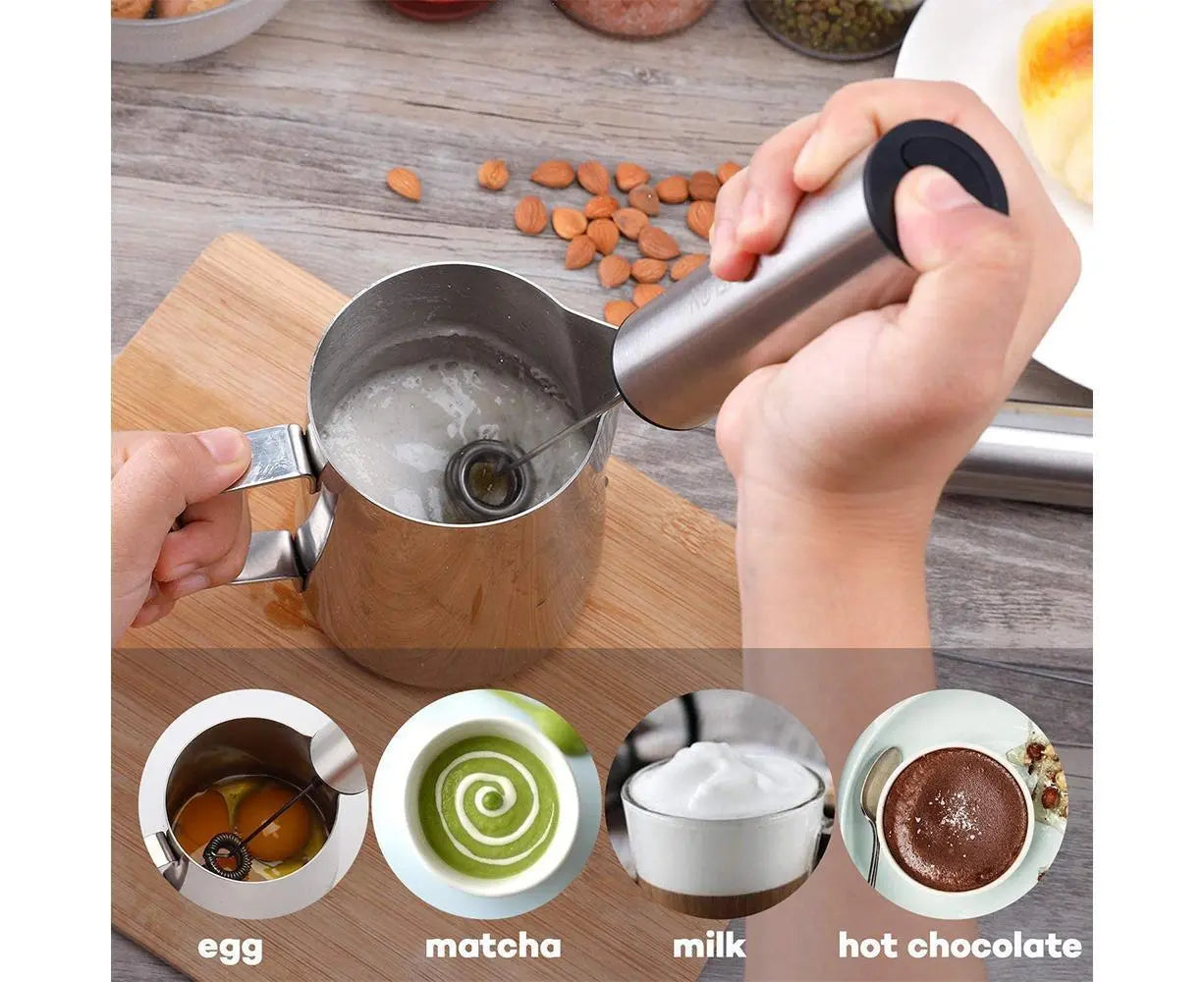 Rechargeable Milk Frother - Portable Travel - 2-Speed Wholesale Hub
