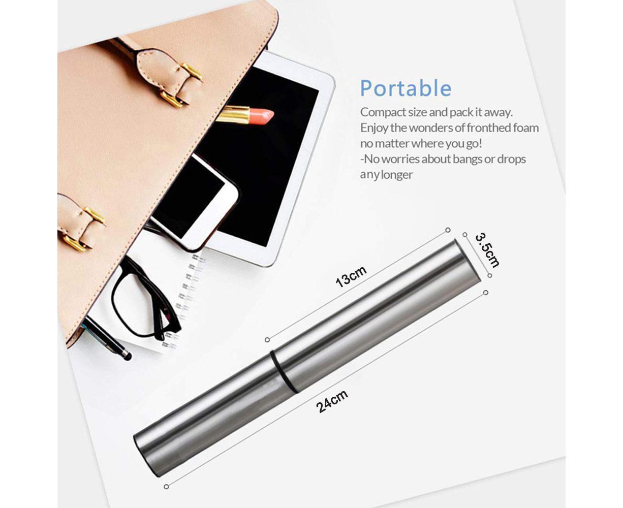 Rechargeable Milk Frother - Portable Travel - 2-Speed Wholesale Hub