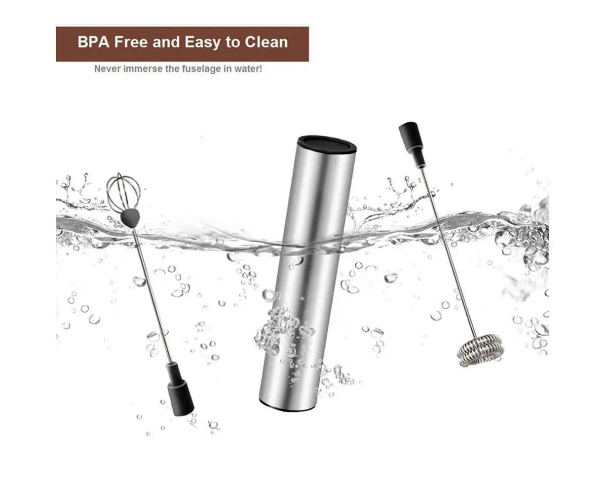 Rechargeable Milk Frother - Portable Travel - 2-Speed Wholesale Hub