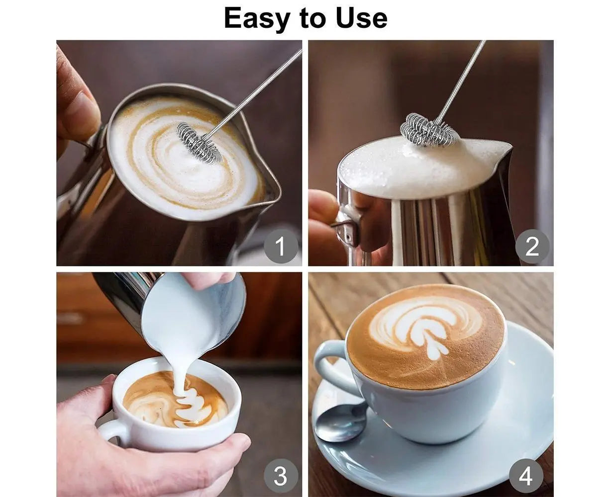 Rechargeable Milk Frother - Portable Travel - 2-Speed Wholesale Hub