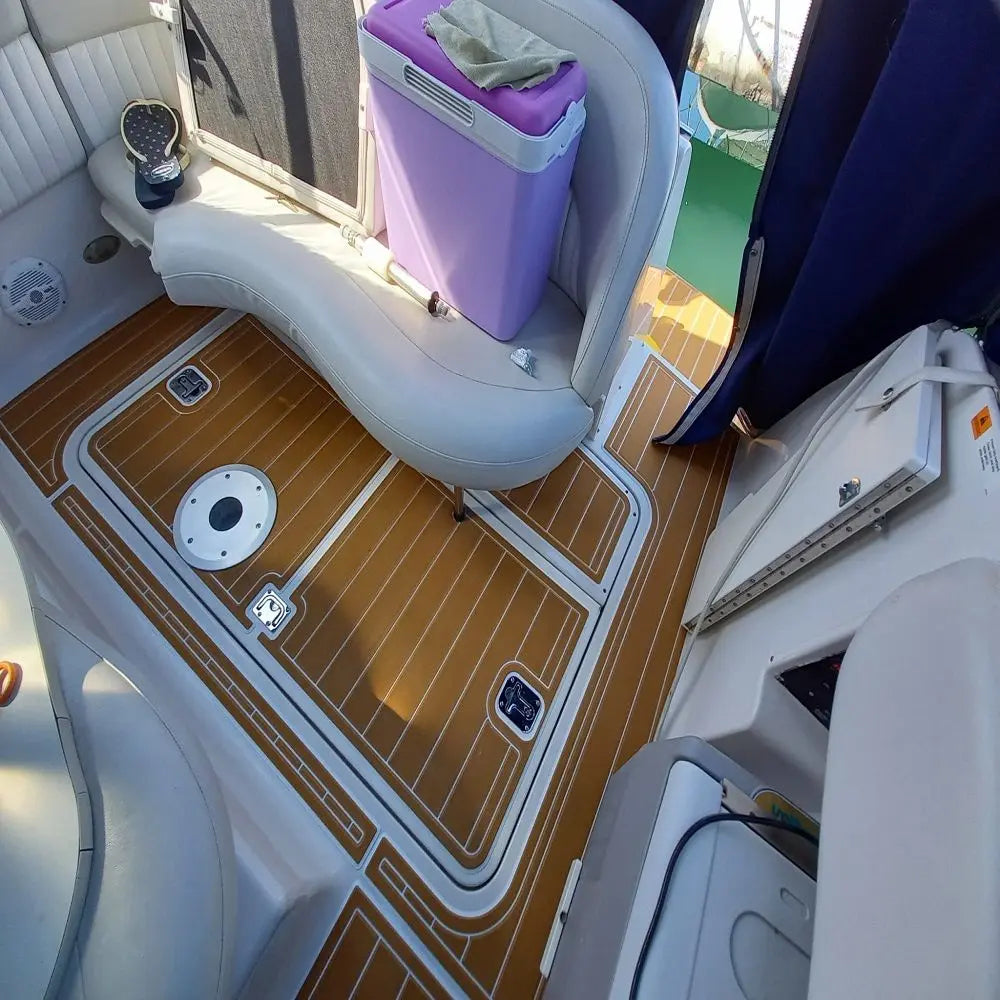 1999-2005 Four Winns 268 Vista Swim Platform Cockpit Boat EVA Foam Faux Teak Floor Pad Mat SeaDek MarineMat Gatorstep Style Self Adhesive Wholesale Hub