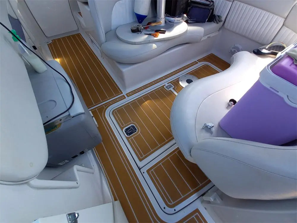 1999-2005 Four Winns 268 Vista Swim Platform Cockpit Boat EVA Foam Faux Teak Floor Pad Mat SeaDek MarineMat Gatorstep Style Self Adhesive Wholesale Hub