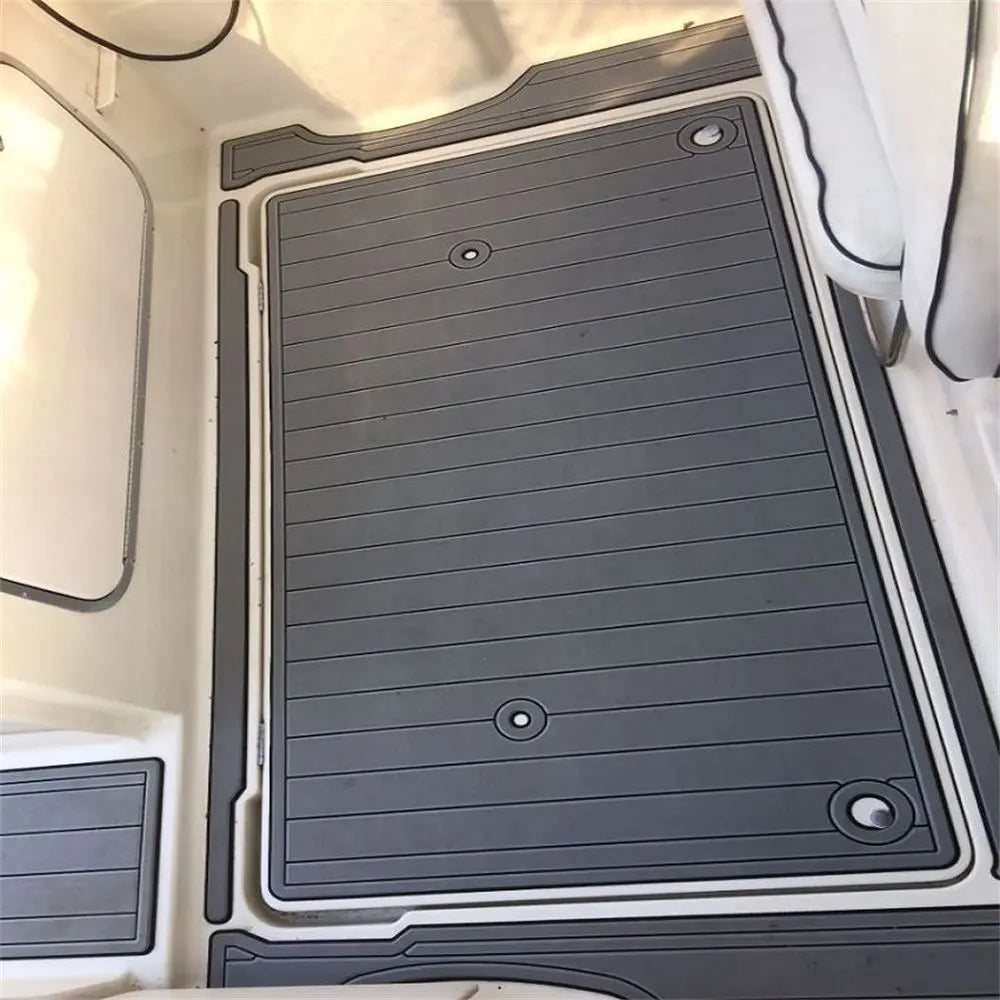 1999 Bayliner 2855 Swim Platform Cockpit Boat EVA Foam Faux Teak Deck Floor Pad Mat SeaDek MarineMat Gatorstep Style Self Adhesive Wholesale Hub