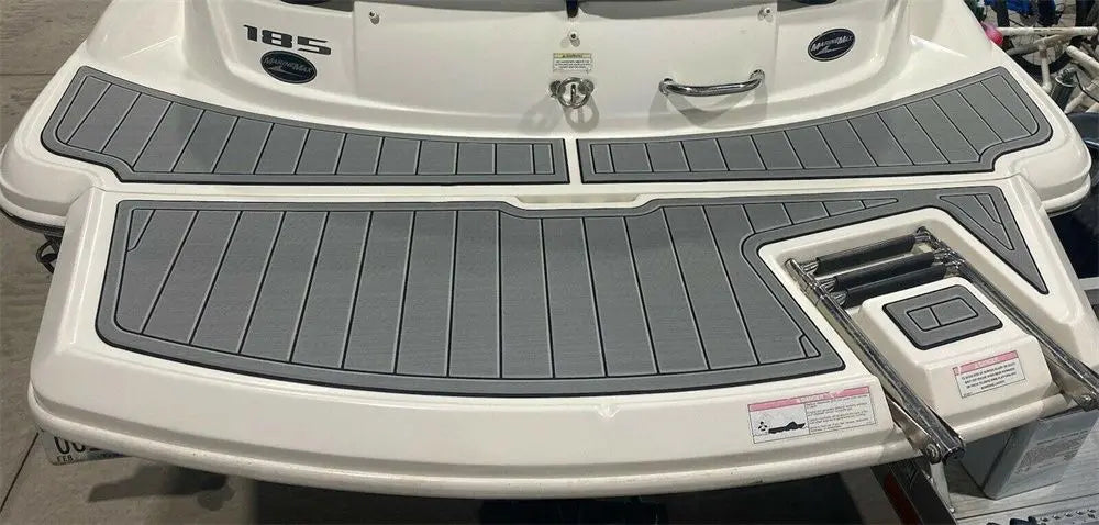 2008-2012 Sea Ray 185 Sport Swim Platform Pad Boat EVA Foam Teak Deck Floor Mat SeaDek MarineMat Gatorstep Style Self Adhesive Wholesale Hub