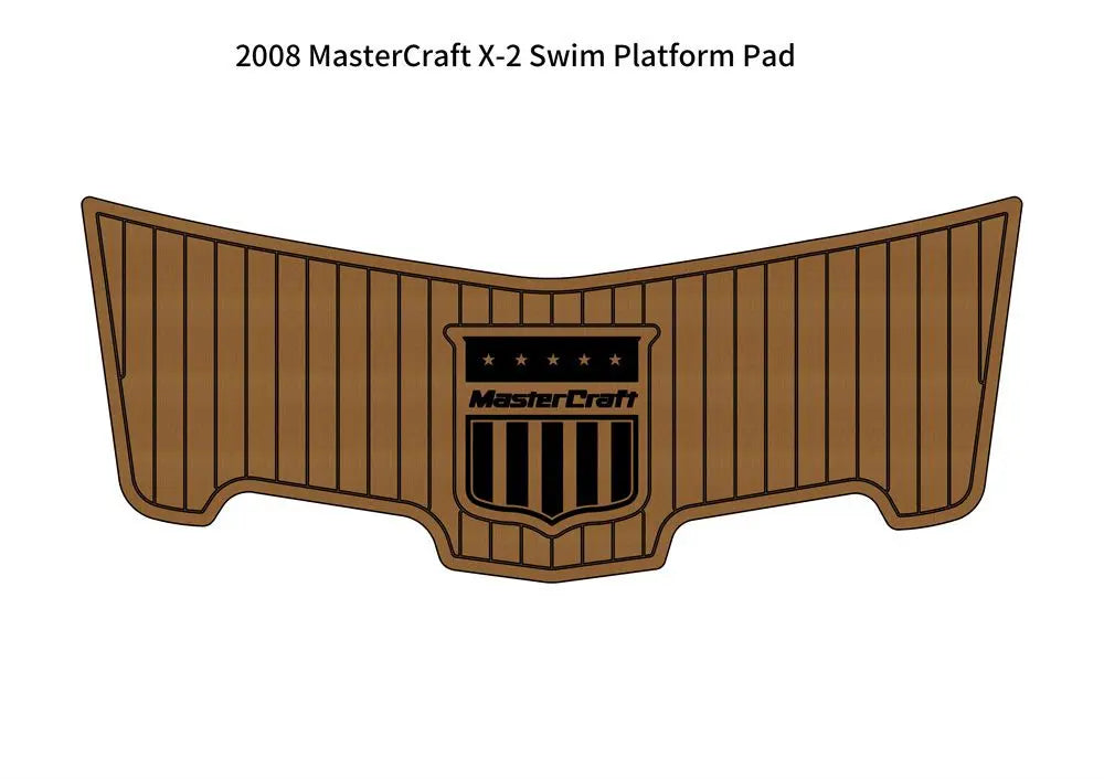 2008 MasterCraft X-2 Boat Swim Platform Pad Boat EVA Foam Faux Teak Deck Floor SeaDek MarineMat Gatorstep Style Self Adhesive Wholesale Hub
