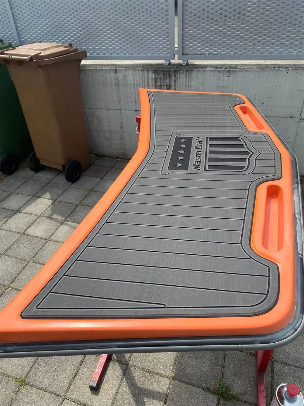 2008 MasterCraft X-2 Boat Swim Platform Pad Boat EVA Foam Faux Teak Deck Floor SeaDek MarineMat Gatorstep Style Self Adhesive Wholesale Hub