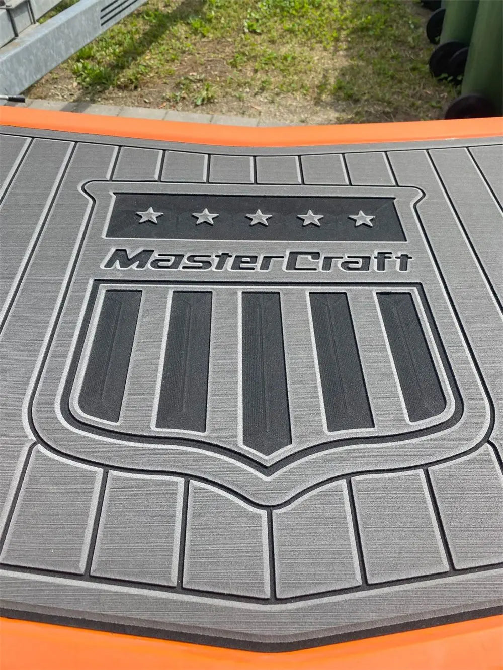 2008 MasterCraft X-2 Boat Swim Platform Pad Boat EVA Foam Faux Teak Deck Floor SeaDek MarineMat Gatorstep Style Self Adhesive Wholesale Hub